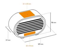 SPEAKER 5W IN BAMBOO E CEMENTO